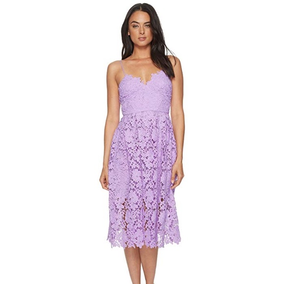 Donna Morgan Dresses & Skirts - NWT Donna Morgan Spaghetti Strap Lace Midi Dress